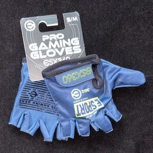 ESX360 Blue Pro Gaming Gloves S/M kids